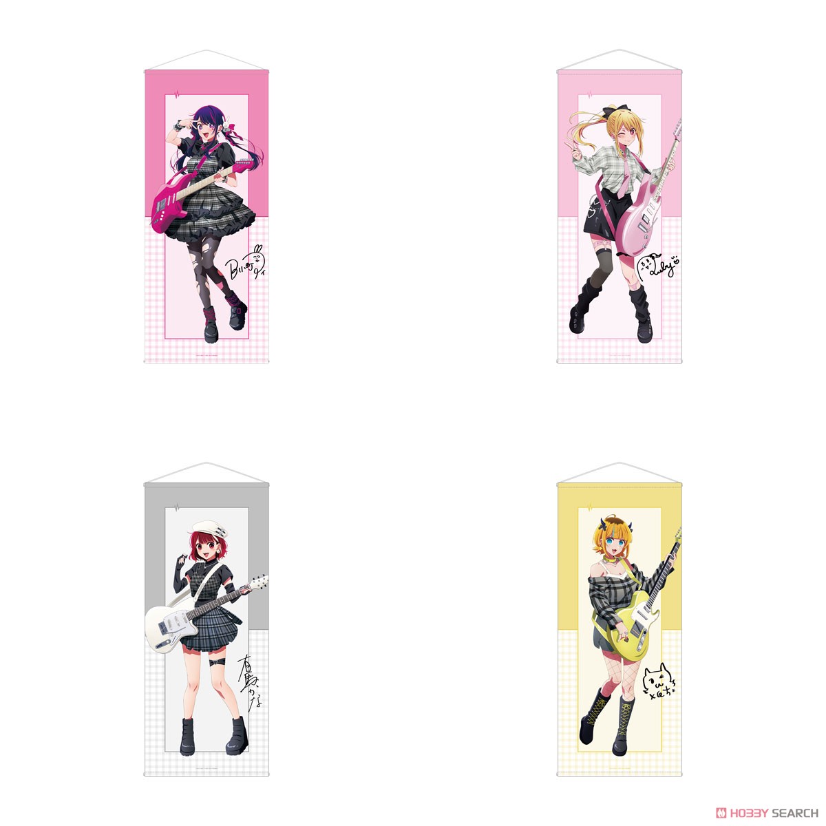 描き下ろし MEMちょ ロックバンドver. 等身大タペストリー 4