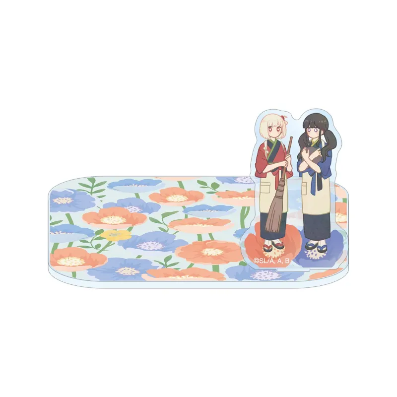 錦木千束&井ノ上たきな Botania アクリルスタンド付きコースター ver.C