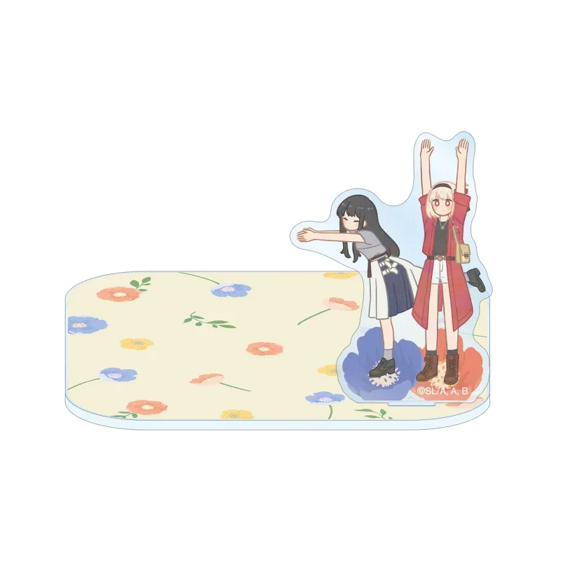 錦木千束&井ノ上たきな Botania アクリルスタンド付きコースター ver.E