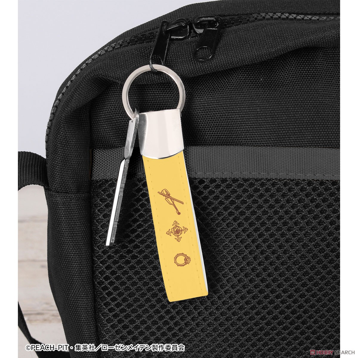 金糸雀 キーリング付き合皮キーホルダー 4