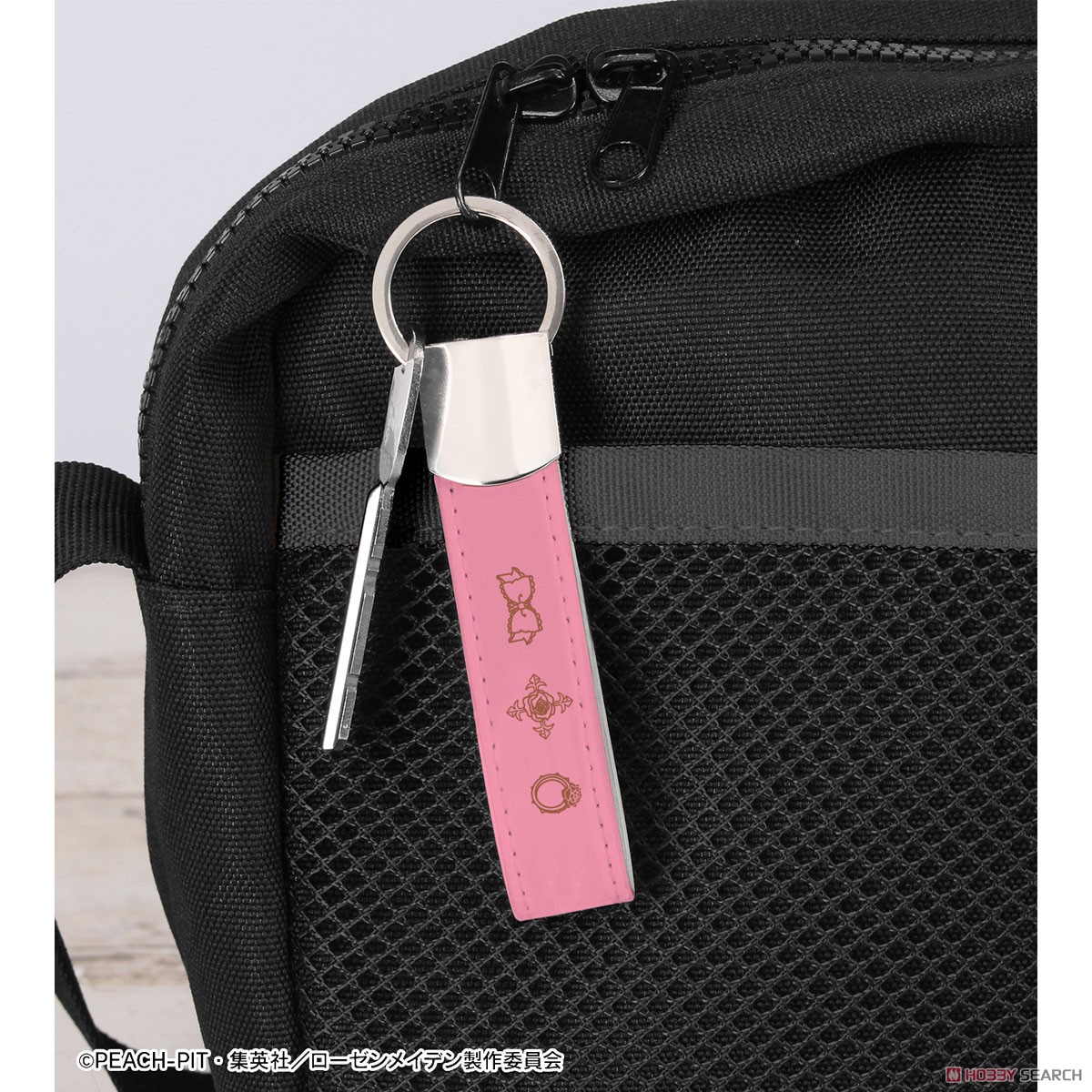 雛苺 キーリング付き合皮キーホルダー 4