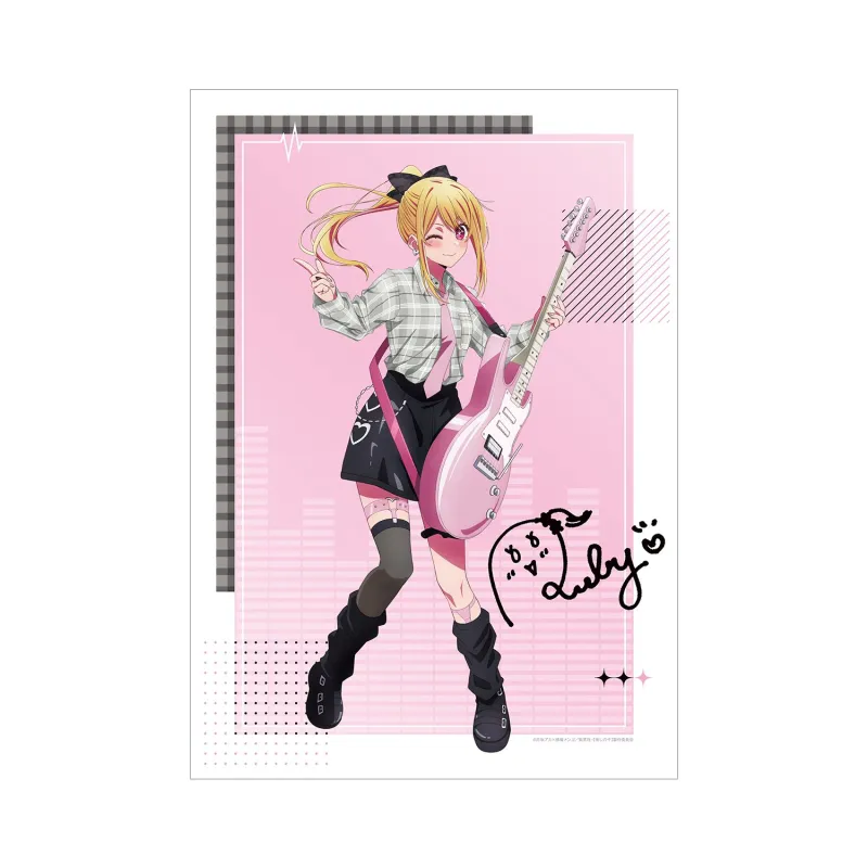 描き下ろし ルビー ロックバンドver. A3マット加工ポスター