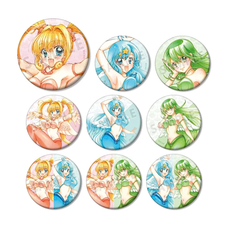 花森ぴんく先生 描き下ろし 羽を纏ったマーメイドver. トレーディング缶バッジ(単位/BOX)