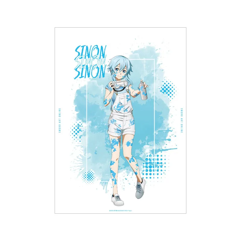 描き下ろし シノン ペイントスタイルver. A3マット加工ポスター