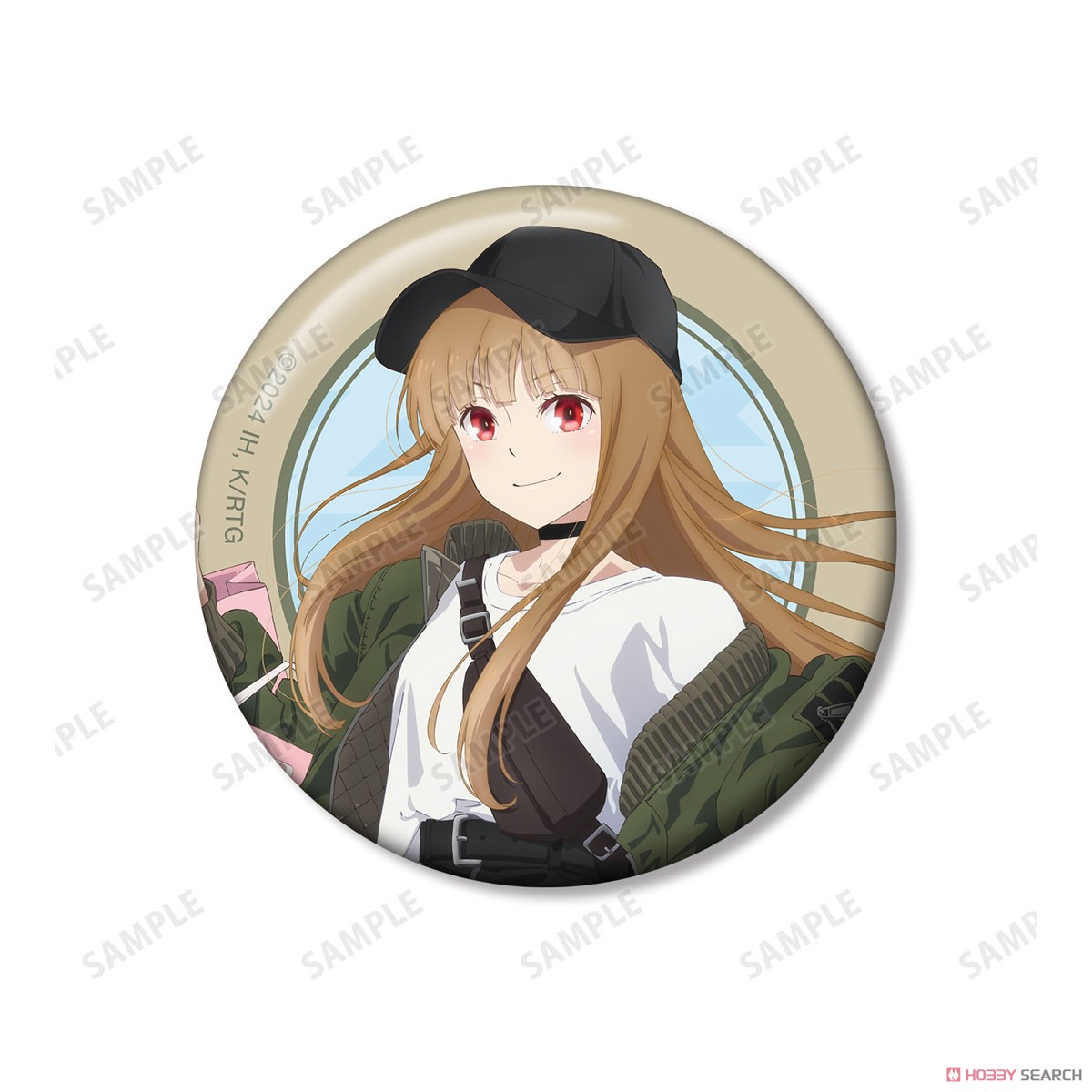 描き下ろし ホロ カジュアルファッションでお買い物ver. 缶バッジ2個セット 4
