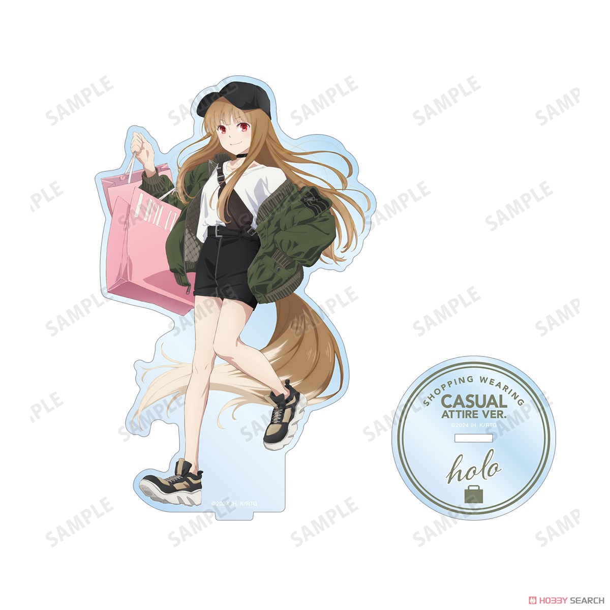 描き下ろし ホロ カジュアルファッションでお買い物ver. BIGアクリルスタンド 3