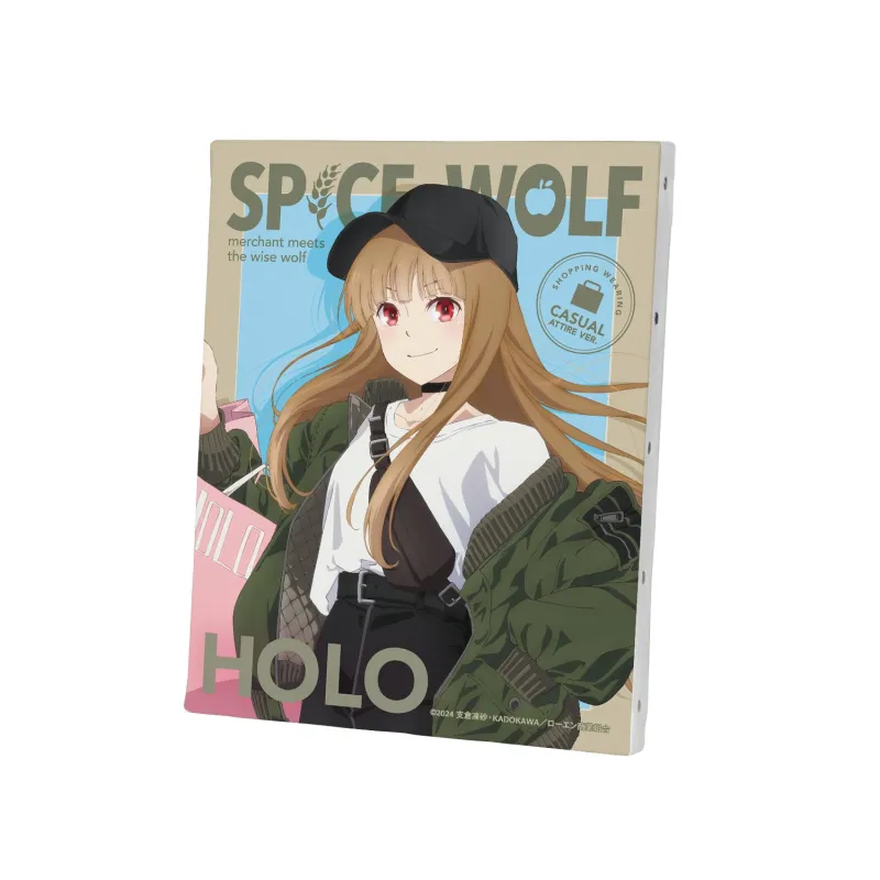 描き下ろし ホロ カジュアルファッションでお買い物ver. キャンバスボード