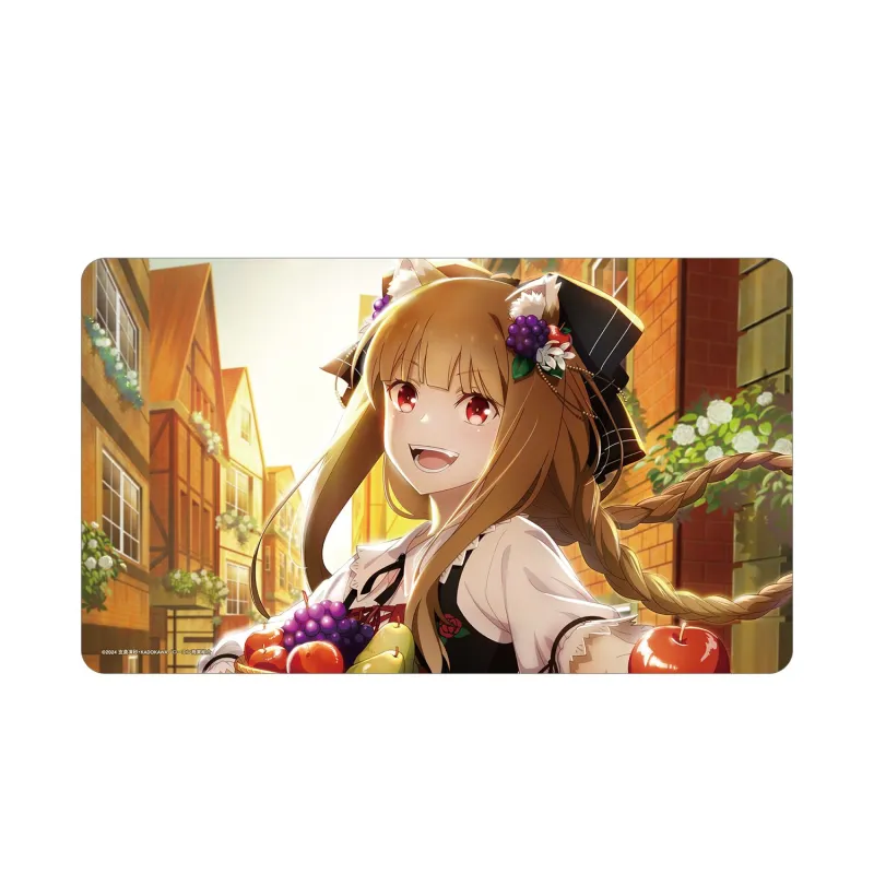 ホロと巡る四季の物語:「収穫祭」ビジュアル マルチデスクマット