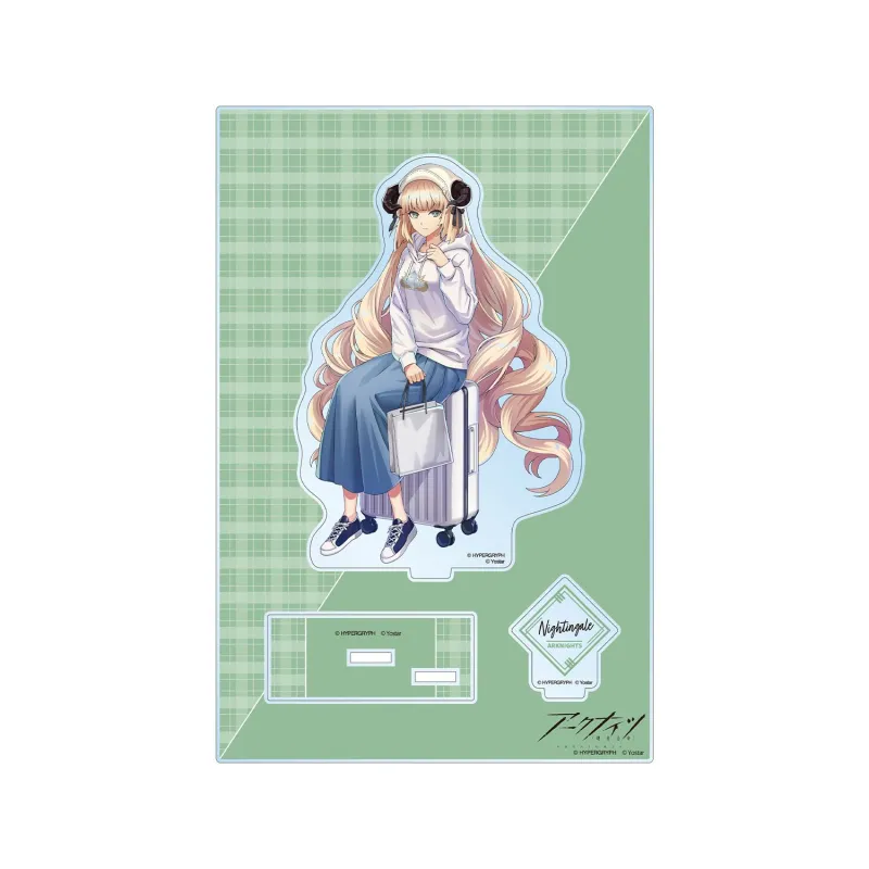 アークナイツ 描き起こしイラスト ナイチンゲール ショッピングver. パーツ付きBIGアクリルスタンド