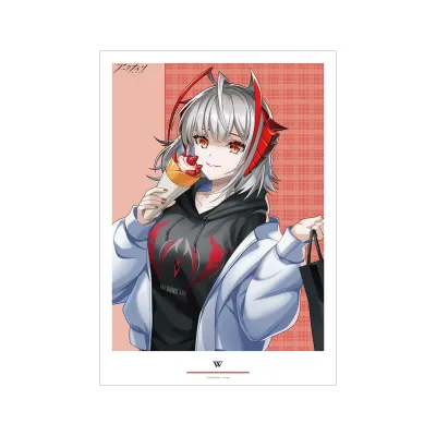 アークナイツ 描き起こしイラスト W ショッピングver. A3マット加工ポスター