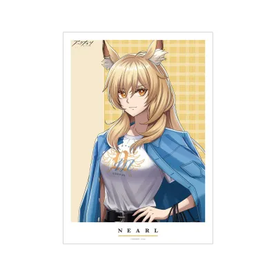 アークナイツ 描き起こしイラスト ニアール ショッピングver. A3マット加工ポスター