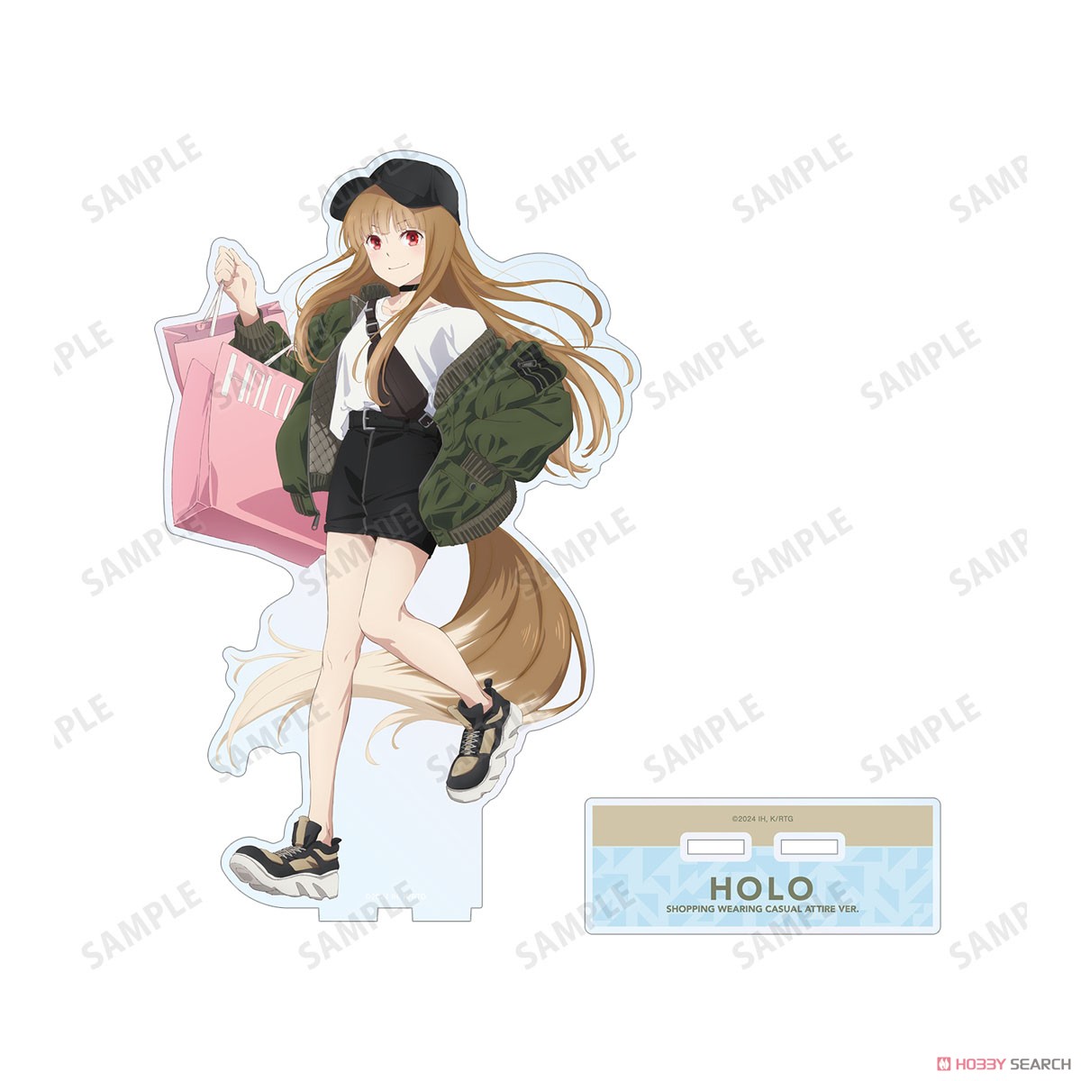 描き下ろし ホロ カジュアルファッションでお買い物ver. 特大アクリルスタンド 3