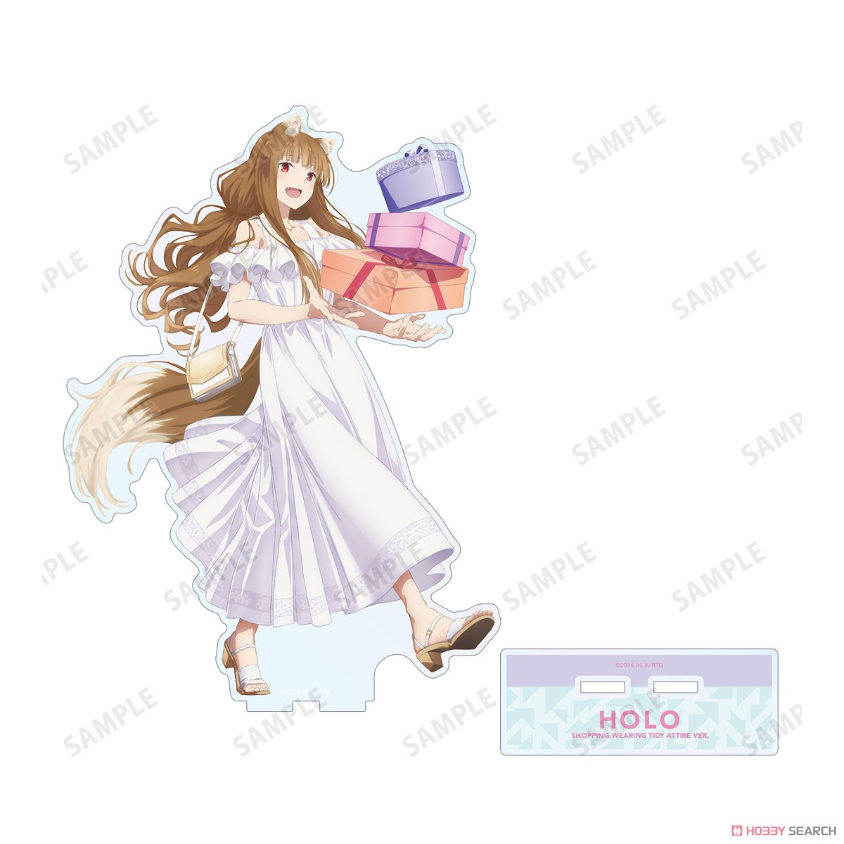 描き下ろし ホロ キレイめファッションでお買い物ver. 特大アクリルスタンド 3