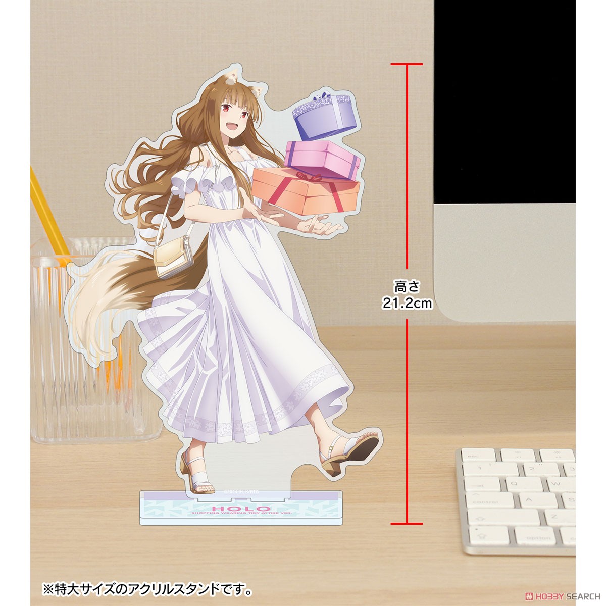 描き下ろし ホロ キレイめファッションでお買い物ver. 特大アクリルスタンド 5