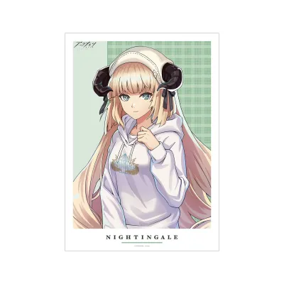 アークナイツ 描き起こしイラスト ナイチンゲール ショッピングver. A3マット加工ポスター