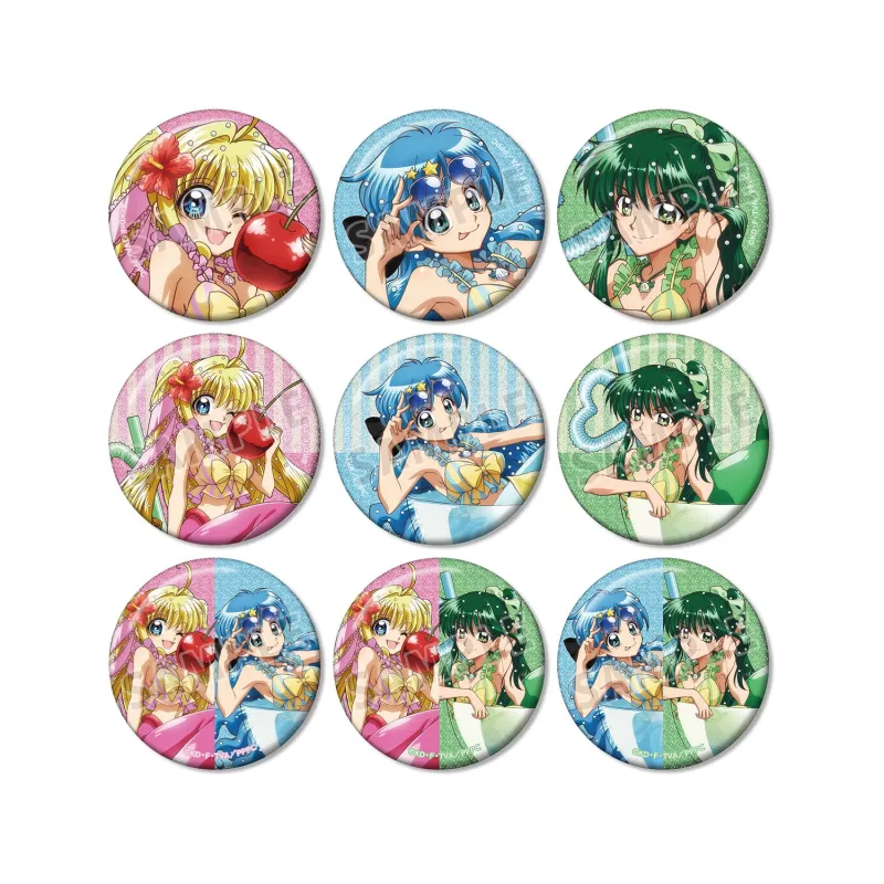 描き下ろし カクテルグラスver. トレーディンググリッター缶バッジ(単位/BOX)