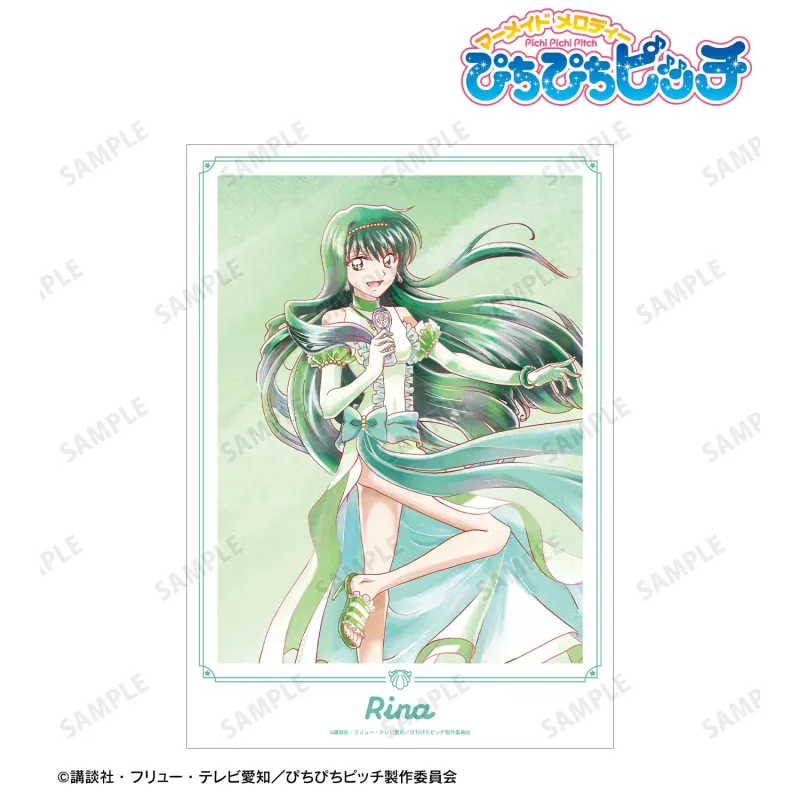 描き下ろし リナ 20th Anniversary ver. Ani-Art aqua label A3マット加工ポスター