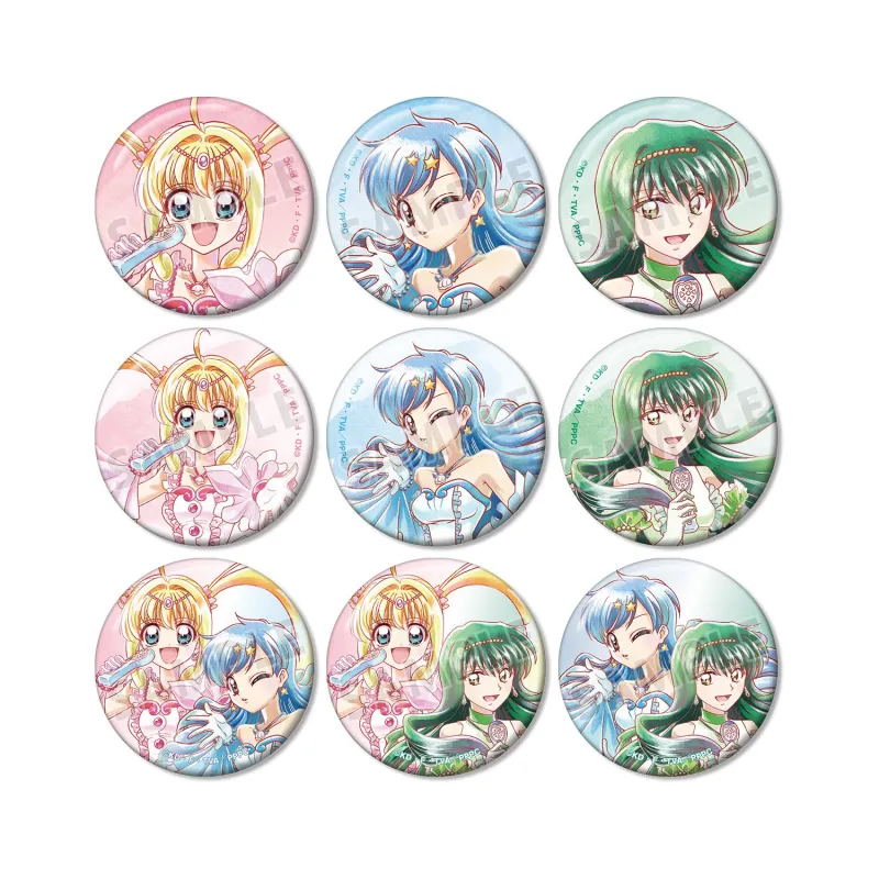 描き下ろし 20th Anniversary ver. トレーディング Ani-Art aqua label 缶バッジ(単位/BOX)