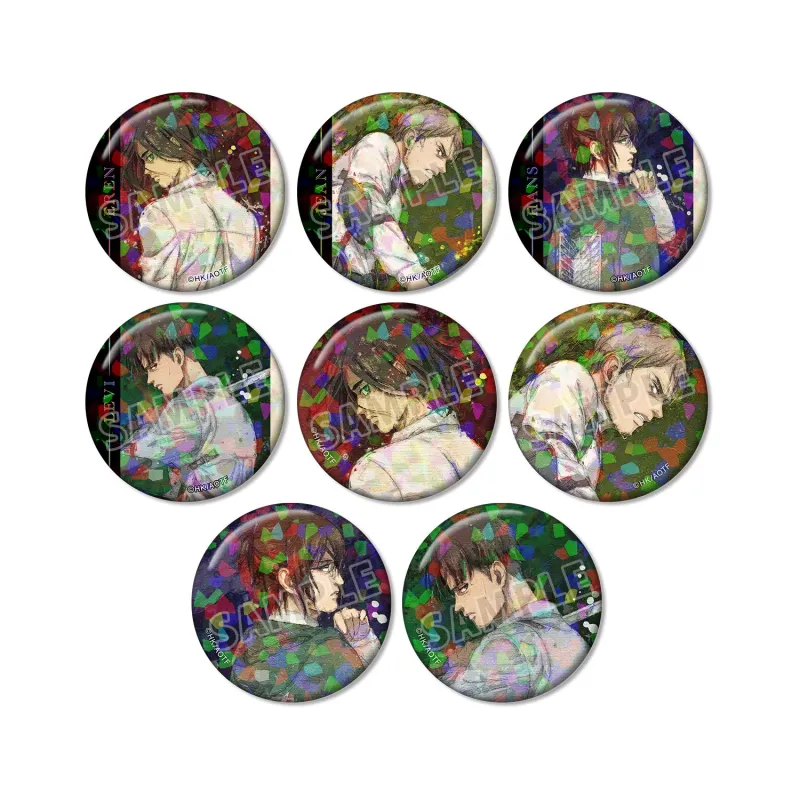 描き下ろし 戦う背中ver.トレーディング grunge CANVAS ホログラム缶バッジ(単位/BOX)