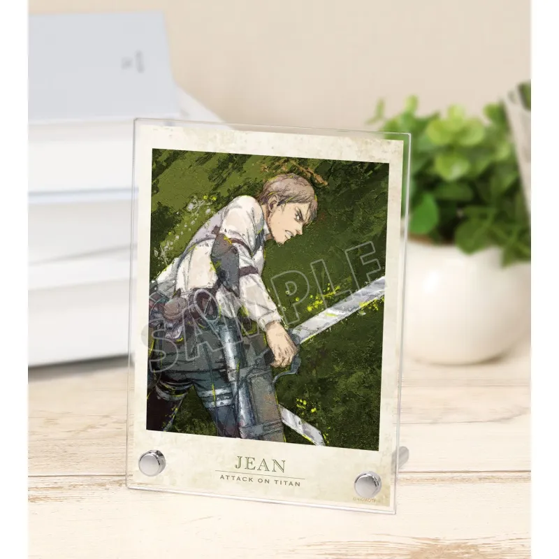 描き下ろし ジャン 戦う背中ver. grunge CANVAS A6アクリルパネル