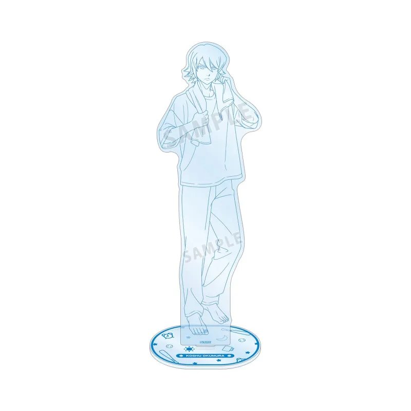 描き下ろし 奥村 光舟 朝の支度・線画ver. 特大アクリルスタンド