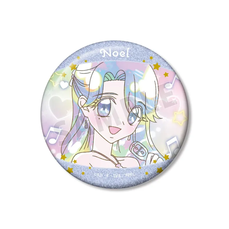 ノエル Ani-Art KAWAII label 75mmグリッター缶バッジ