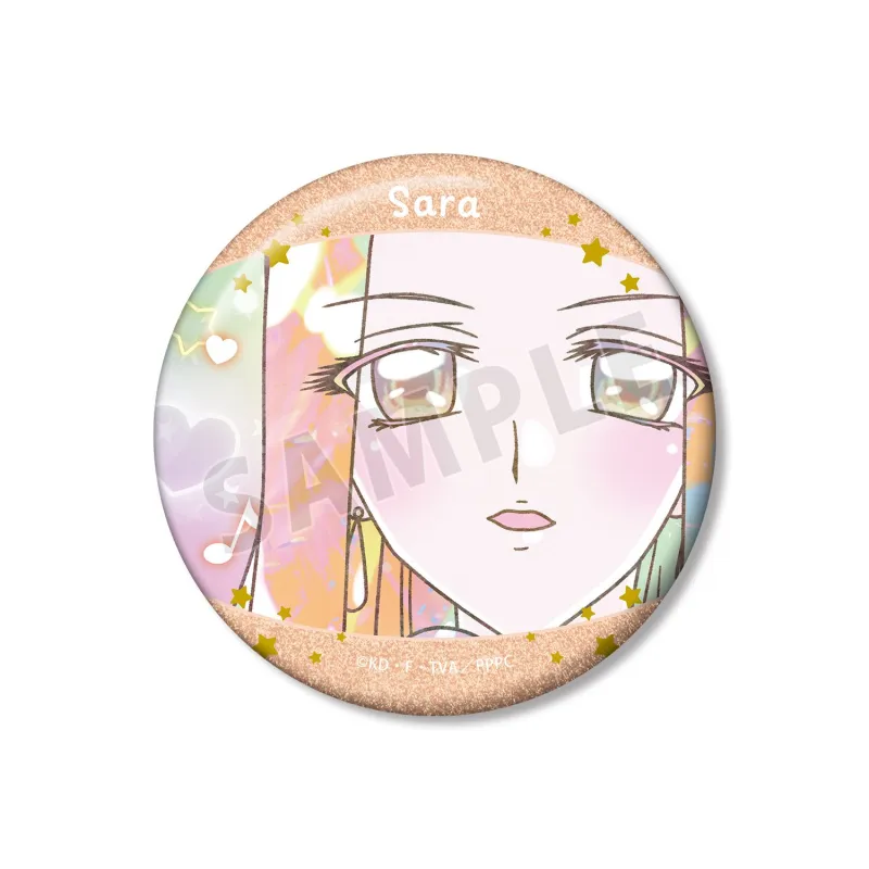 沙羅 Ani-Art KAWAII label 75mmグリッター缶バッジ