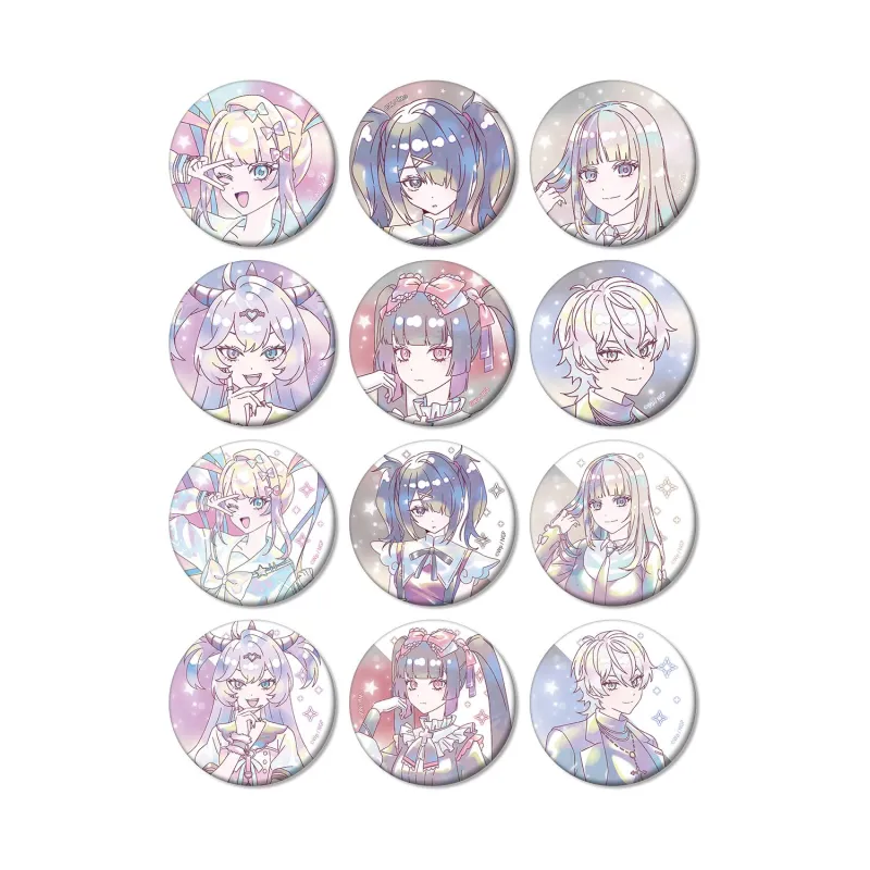 トレーディング Ani-Art KAWAII label マット缶バッジ(単位/BOX)