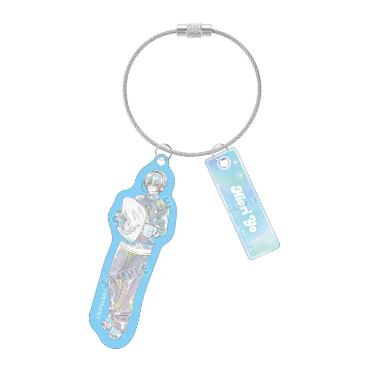 描き下ろし 氷織 羊 モーニングルーティンver. Ani-Art KAWAII label 2連ワイヤーBIGアクリルキーホルダー