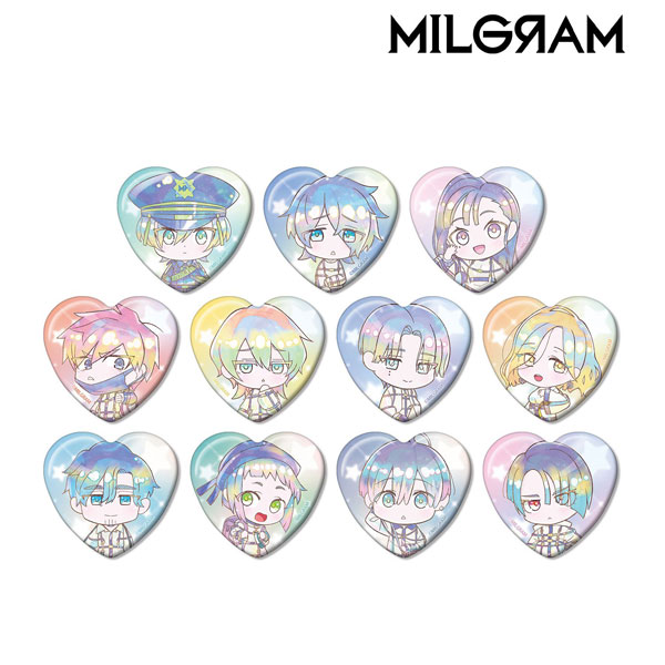 トレーディング デフォルメAni-Art KAWAII label ハート型缶バッジ(単位/BOX) 2