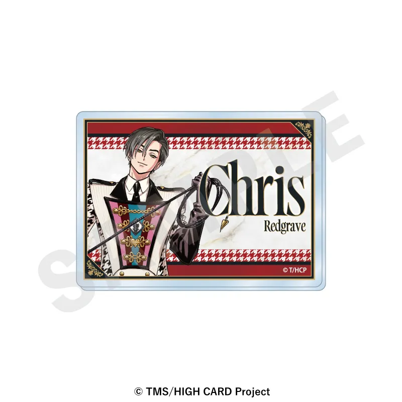 HIGH CARD ネームバッジ(クリス・レッドグレイヴ)