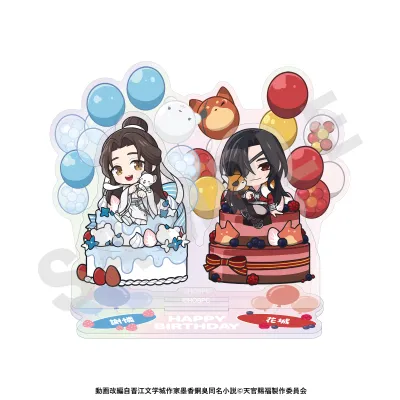 アニメ「天官賜福」 ミニキャラ キラキラ背景付きペアアクリルスタンド バースデーver.