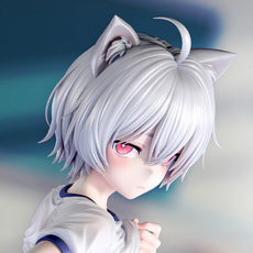 肉感美少年 体育のあとで ケモ耳男子 アレン 1/5スケール