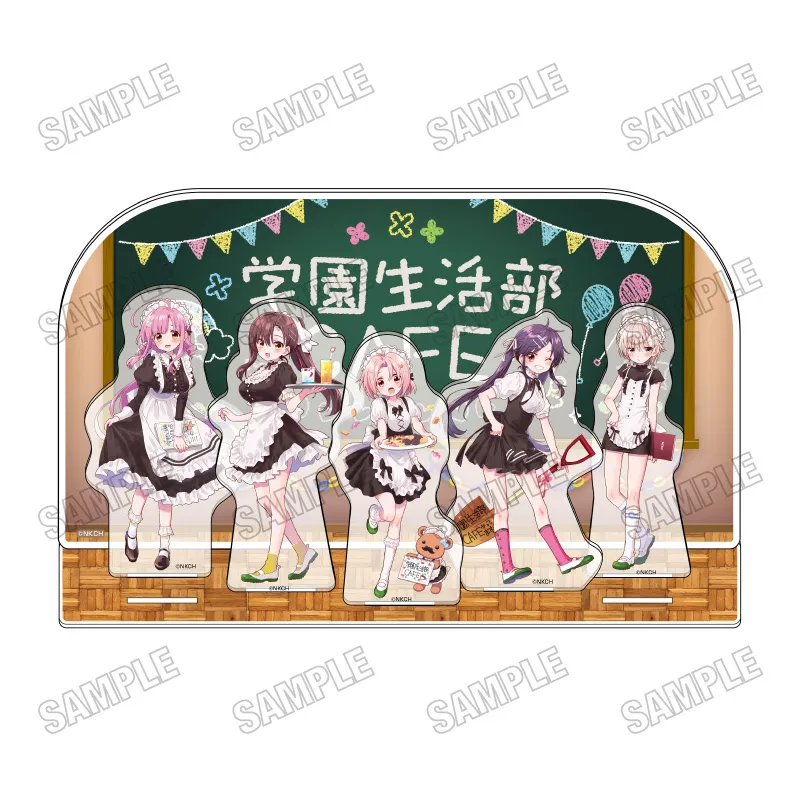 描き下ろしアクリルジオラマ【学園祭ver.】