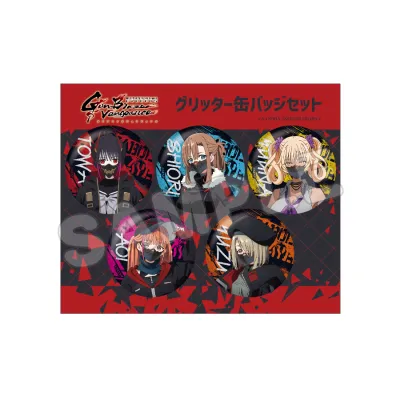 魔法少女リリカルなのはEXCEEDS GunBlazeVengeance グリッター缶バッジセット/A