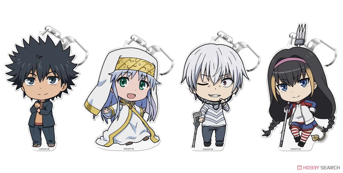 とある魔術の禁書目録III ぷにこれ！キーホルダー(スタンド付) アクセラレータ（一方通行） 7