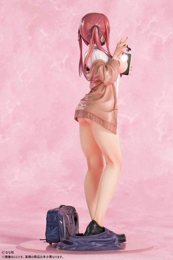 なな枕「ピアスを見せてくれる赤髪ギャルちゃん」マスクver. 1/5スケール 15
