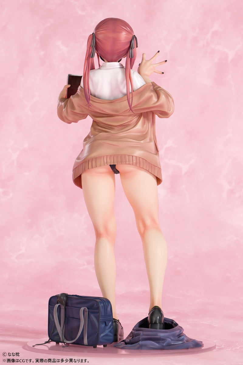 なな枕「ピアスを見せてくれる赤髪ギャルちゃん」マスクver. 1/5スケール 7