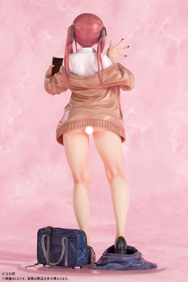 なな枕「ピアスを見せてくれる赤髪ギャルちゃん」素顔ver. 1/5スケール 7