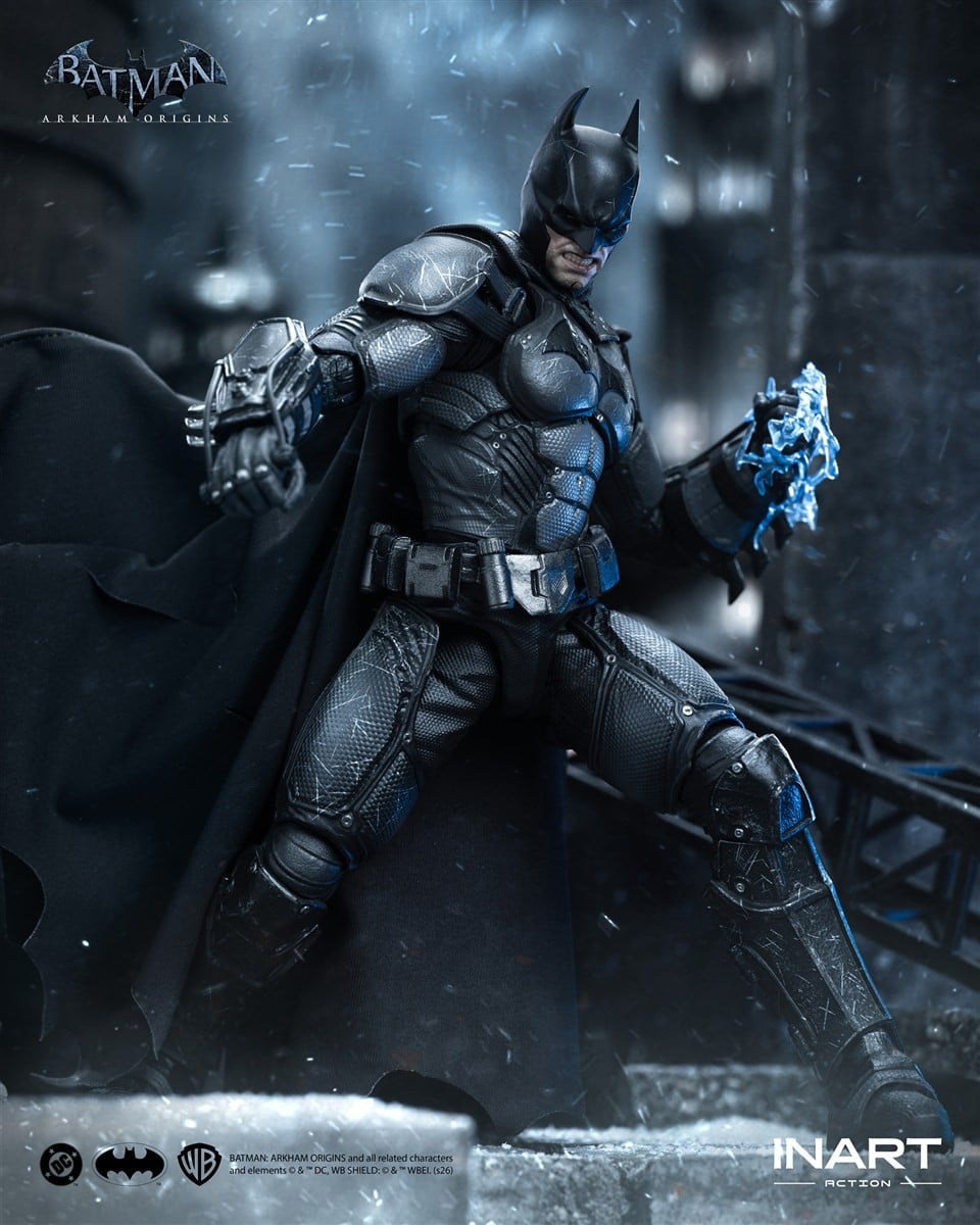 バットマン（バットマン：アーカム・ビギンズ）バトルダメージ ver. アクションフィギュア 18