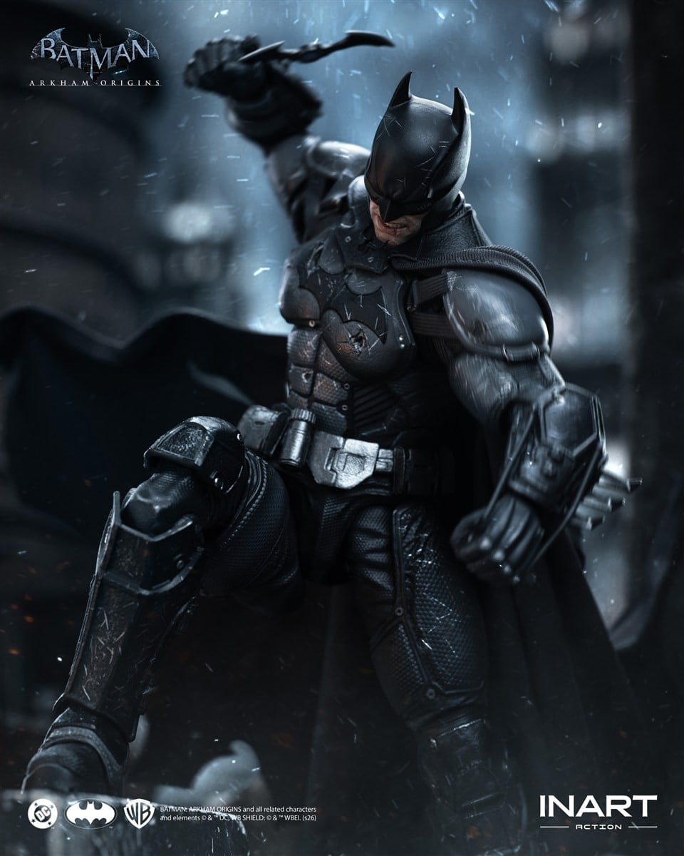 バットマン（バットマン：アーカム・ビギンズ）バトルダメージ ver. アクションフィギュア 20