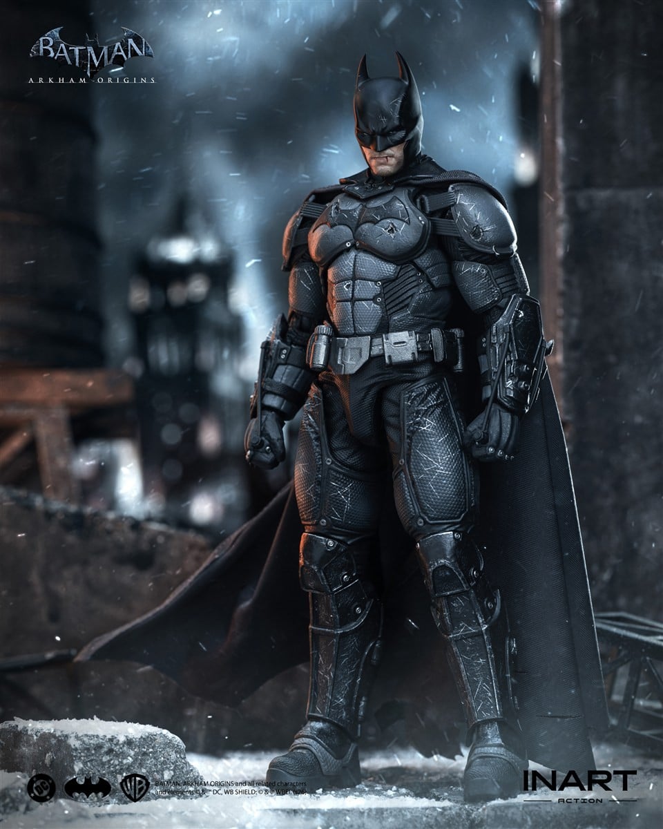 バットマン（バットマン：アーカム・ビギンズ）バトルダメージ ver. アクションフィギュア 17