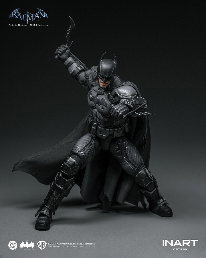 バットマン（バットマン：アーカム・ビギンズ）バトルダメージ ver. アクションフィギュア 4