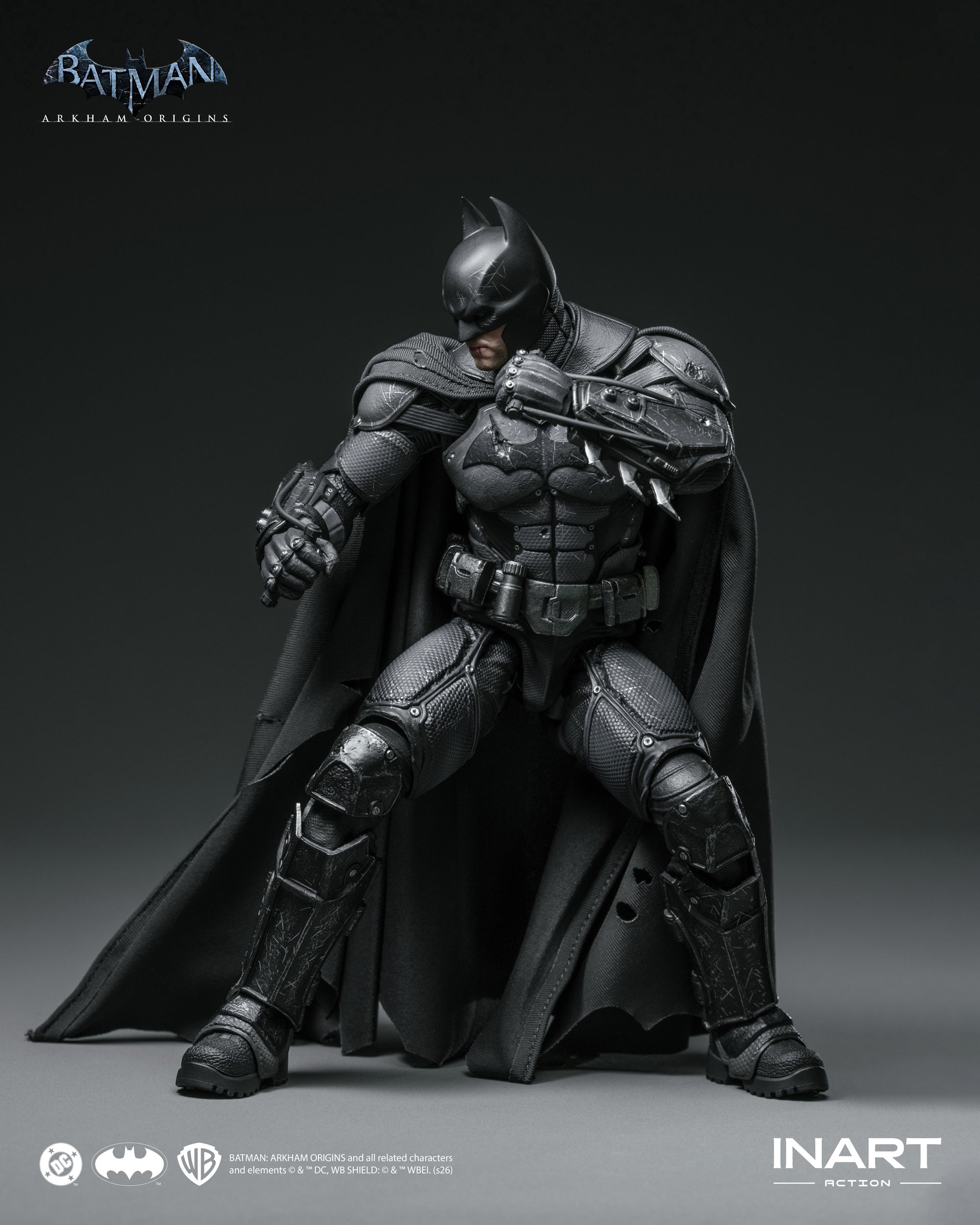 バットマン（バットマン：アーカム・ビギンズ）バトルダメージ ver. アクションフィギュア 35