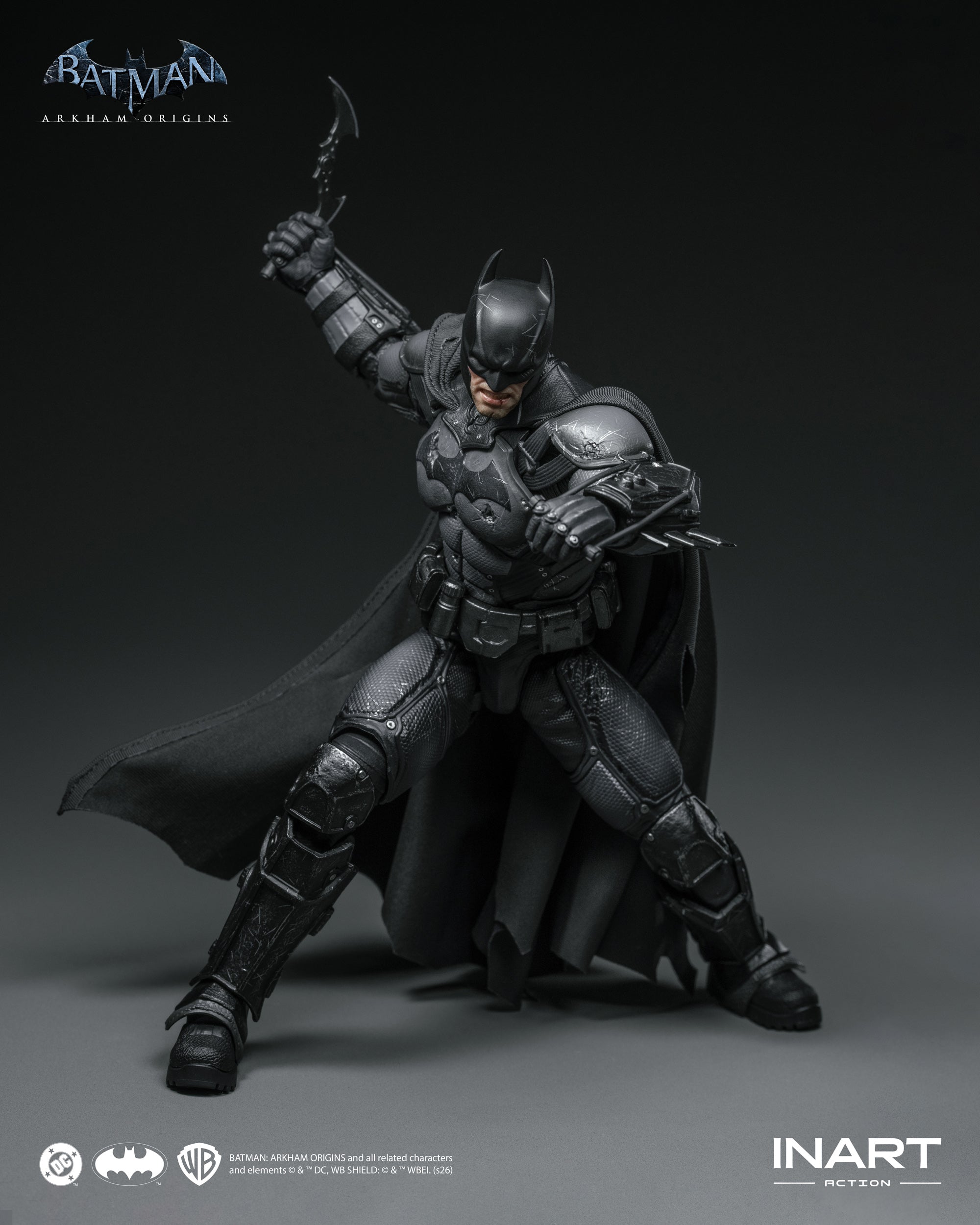 バットマン（バットマン：アーカム・ビギンズ）バトルダメージ ver. アクションフィギュア 36