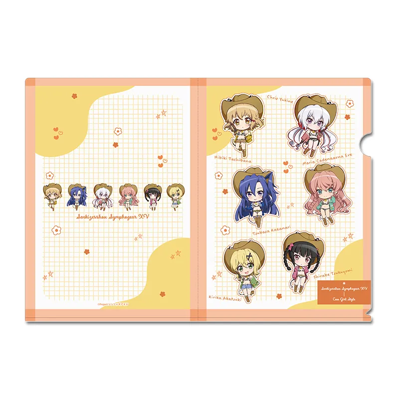 戦姫絶唱シンフォギアXV ぷちちょこクリアファイル カウガールver.