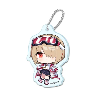 ヘブンバーンズレッド ぷちちょこミニアクリルキーホルダー【茅森月歌】サイバーパンクver.