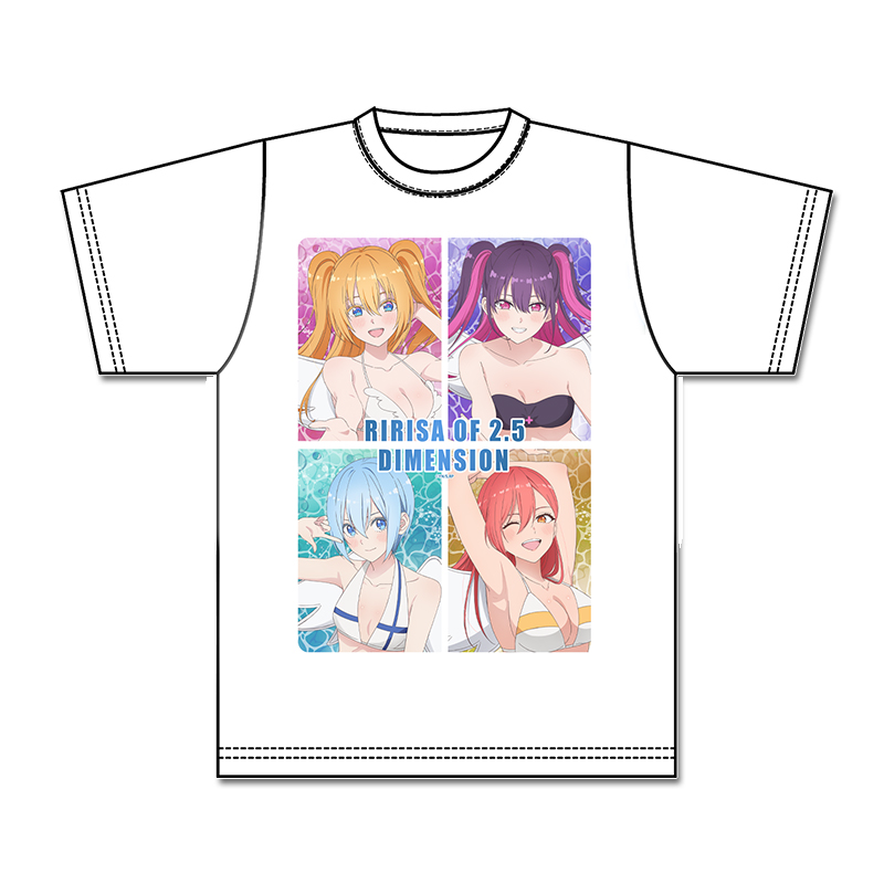 2.5次元の誘惑 描き下ろし グラフィックTシャツ【水着ver.】 2