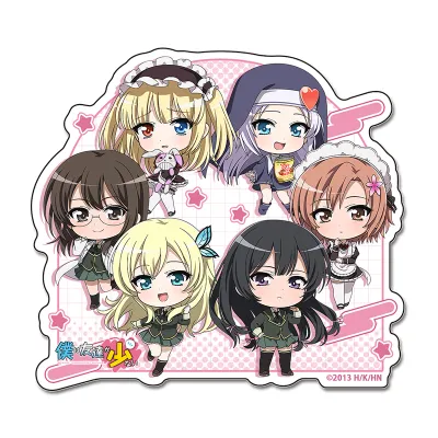僕は友達が少ない ぷちちょこマグネットステッカー【A】