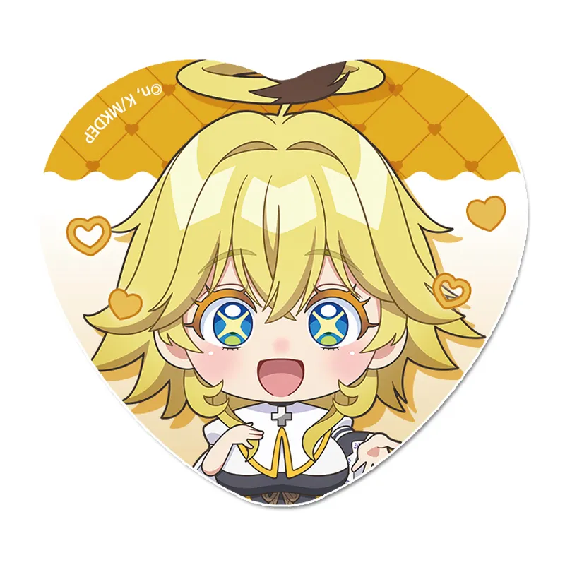 カナン様はあくまでチョロい ぷちちょこ ハート型缶バッジ 【ジャンヌ】